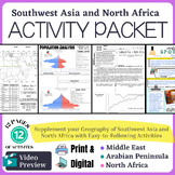 Middle East, Arabian Peninsula and North Africa Activity Packet