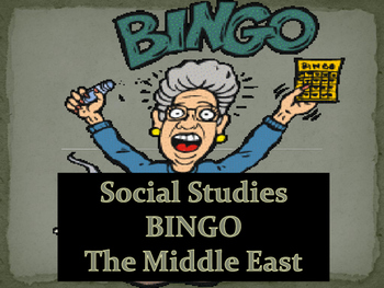 Preview of Middle East BINGO!!!