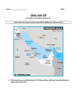 Preview of Middle East Conflict over Oil Persian Gulf War
