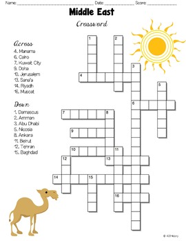 Crosswords: Geography of the Middle East