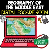 Middle East Geography Digital Escape Room, Breakout Room, 