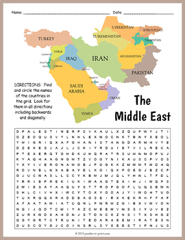 Crosswords: Geography of the Middle East