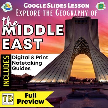 Preview of Middle East Google Slides World Geography Lesson