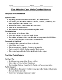 Middle East Guided Notes