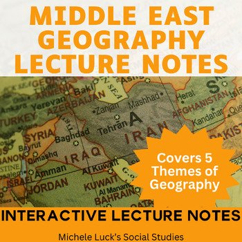 Preview of Middle East Unit Overview Lecture Notes