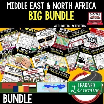 Preview of Middle East and North Africa MENA BUNDLE (World Geography Bundle)