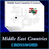 Middle Eastern Countries Crossword Puzzle - Printable