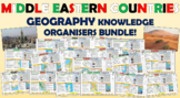 Middle Eastern Countries Geography Knowledge Organizers Bundle!