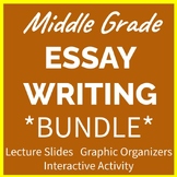 Middle Grade Essay Writing PROGRESSIVE BUNDLE (Lectures & 