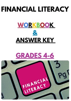Preview of Middle Grade (Grade 4-6) Financial Literacy Worksheets and Answer Key