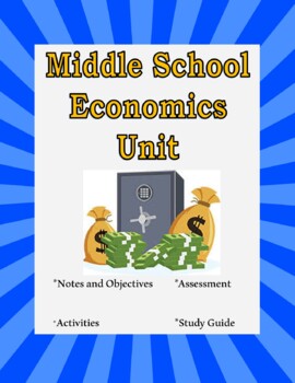 Preview of Middle Grades Economics  - Complete Unit