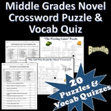 Crossword Vocab Quiz for Ghost by Jason Reynolds by TechCheck Lessons