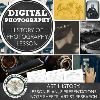 Preview of Middle High School Art History: History of Photography Lesson, Activity, Handout