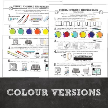 Middle, High School Art: Visual Journal, Roll a Design, 3