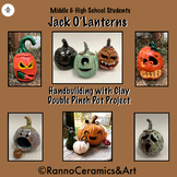 Middle-High School Clay & Ceramics Jack O'Lantern Pumpkins
