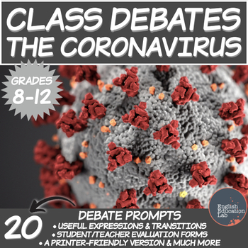 Preview of Debating Topics for Middle/High School:  The Coronavirus