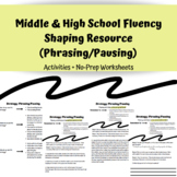 Middle & High School Speech Therapy Fluency Resource (Phra