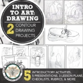 Middle, High School Introduction to Art Beginning Drawing: