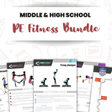 Middle & High School PE Fitness Bundle: 217+ Station Poste