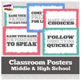 Classroom Rules in Splotch Border | Posters and Template