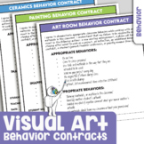 Middle/High School Visual Art Behavior Contracts: Art, Pai