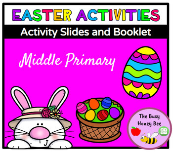 Preview of Middle Primary Easter Activity Slides and Booklet