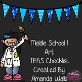 Middle School 1 Art TEKS Checklist