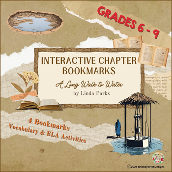 Preview of Middle School A Long Walk to Water - Interactive Chapter Bookmarks