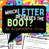 Middle School Argumentative Essay with Rubric and Sample |