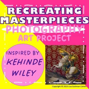 Preview of Middle School Art Photography Lesson- Group Research Project- Kehinde Wiley 