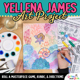 Middle School Art Project: Yellena James Seascape Art Less
