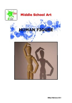 Preview of ART. Middle School Art Scheme of Study - Human Figure