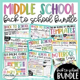 Middle School Back to School Activities with Syllabus Paci