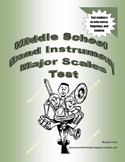 Middle School Band Instrument Scale Test