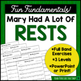 Middle School Band Music: Fundamentals for Band  "Mary Had