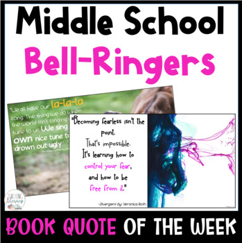 Preview of Middle School | Bell Ringers | ELA