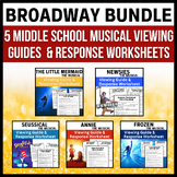 Middle School Broadway Bundle → 5 Musicals: Viewing Guides