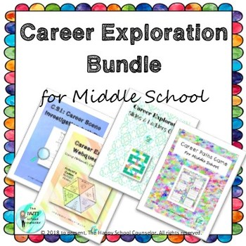 Preview of Middle School Career Lesson Bundle