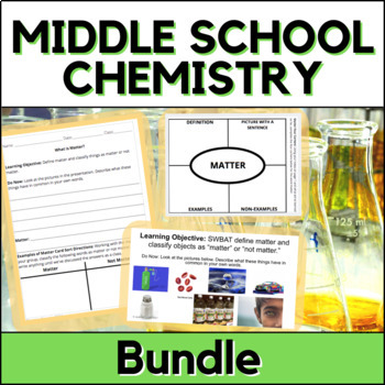 Preview of Chemistry Bundle - Matter, Atoms and Elements, and The Periodic Table