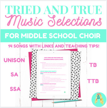 Preview of Middle School Choir Music