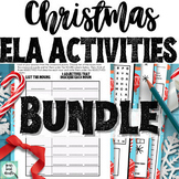 Middle School Christmas Holiday Activities English ELA BUNDLE! 