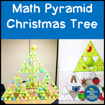 Middle School Christmas Tree Math Activity