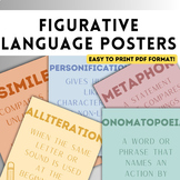 Middle School Classroom Decor | Figurative Language Posters