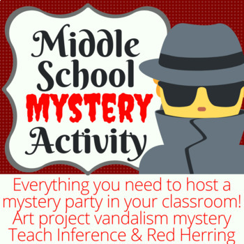 Preview of Middle School Classroom Mystery Virtual Option Available