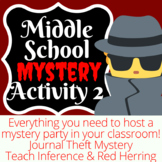 Middle School Classroom Mystery II