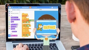 Preview of Middle School Coding with Scratch (Curriculum Bundle)