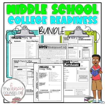 Preview of Middle School College Readiness Lessons Escape Room HBCU