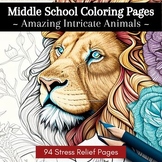 Middle School Coloring Pages - Calming Activities for Midd