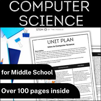 Preview of Computer Science Technology and STEM Curriculum with Computer Coding Worksheets