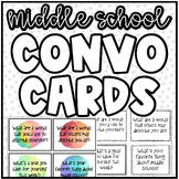 Middle School Conversation Cards | Build Relationships & C